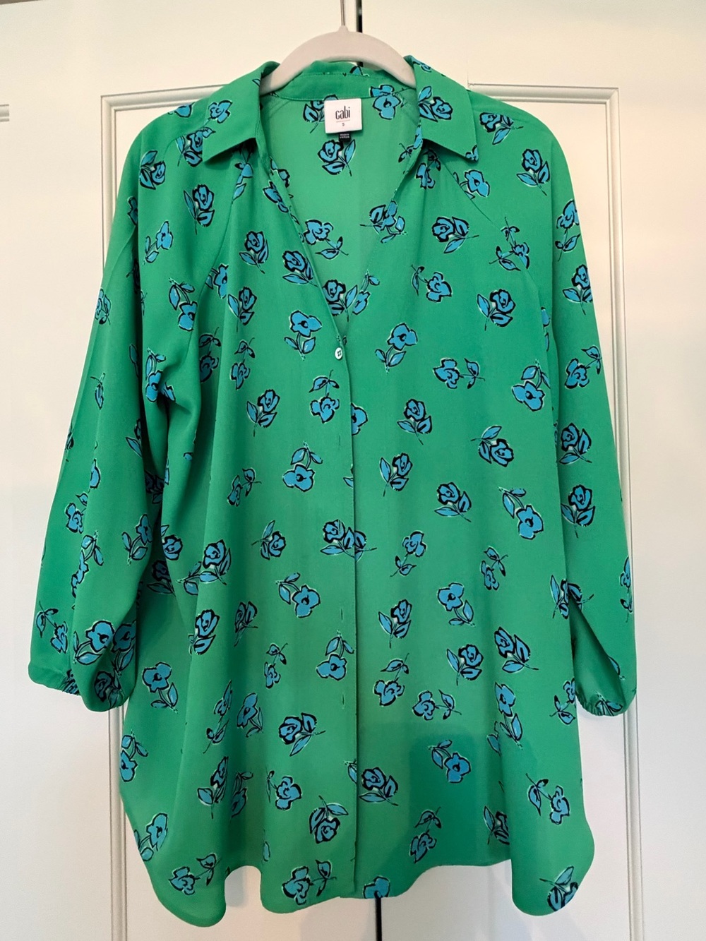CAbi Floral Blouse